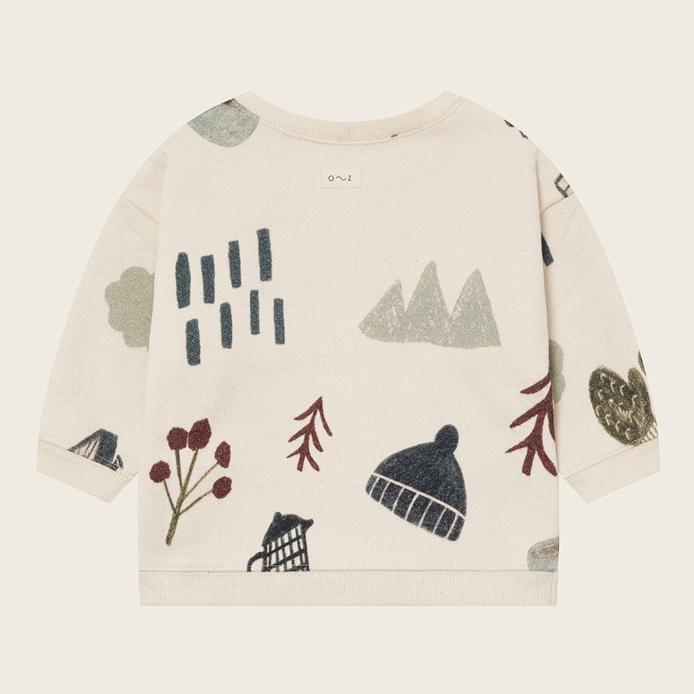 【organic zoo】Cosy Wild Sweatshirt Undyed スウェット 6-12M,1-2Y,2-3Y,3-4Y,4-5Y  | Coucoubebe/ククベベ