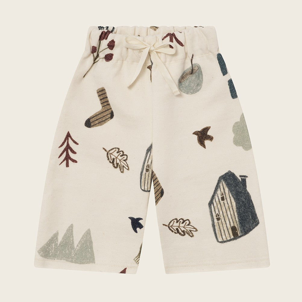 【organic zoo】Cosy Wild Wide Leg Pants Undyed パンツ 6-12M,1-2Y,2-3Y,3-4Y,4-5Y  | Coucoubebe/ククベベ