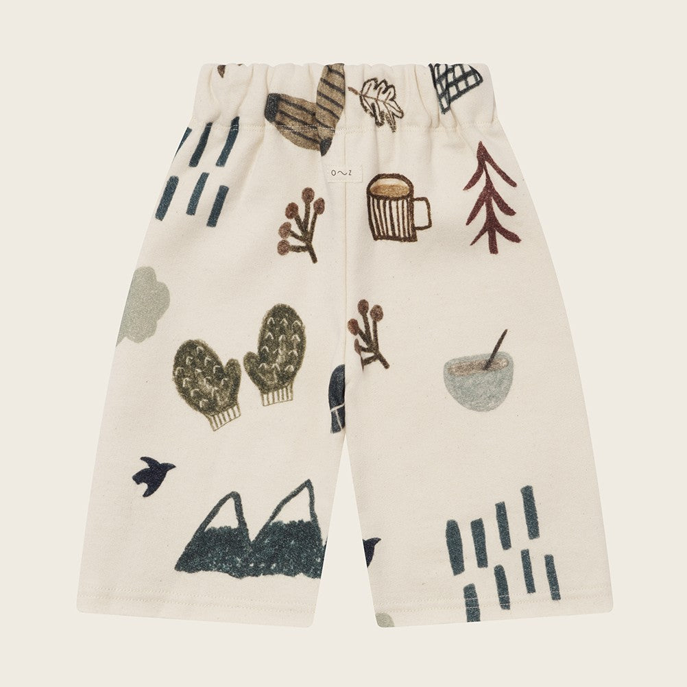 【organic zoo】Cosy Wild Wide Leg Pants Undyed パンツ 6-12M,1-2Y,2-3Y,3-4Y,4-5Y  | Coucoubebe/ククベベ