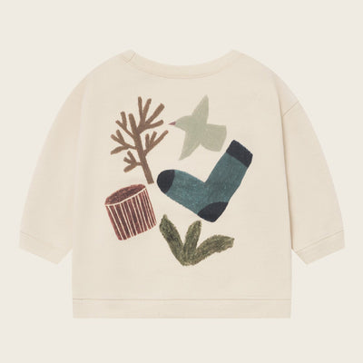 【organic zoo】Forest Song Sweatshirt Undyed スウェット 6-12M,1-2Y,2-3Y,3-4Y,4-5Y（Sub Image-4） | Coucoubebe/ククベベ