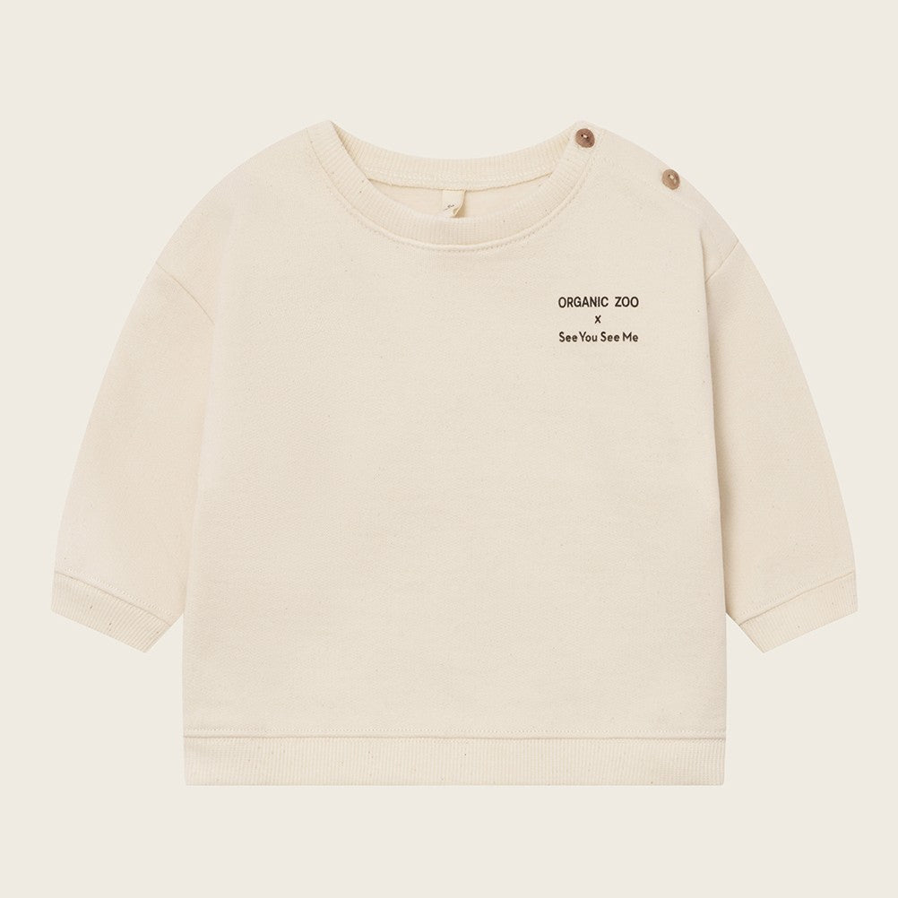 【organic zoo】Forest Song Sweatshirt Undyed スウェット 6-12M,1-2Y,2-3Y,3-4Y,4-5Y  | Coucoubebe/ククベベ