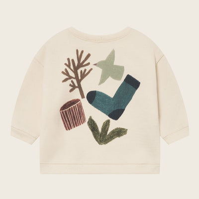 【organic zoo】Forest Song Sweatshirt Undyed スウェット 6-12M,1-2Y,2-3Y,3-4Y,4-5Y（Sub Image-2） | Coucoubebe/ククベベ