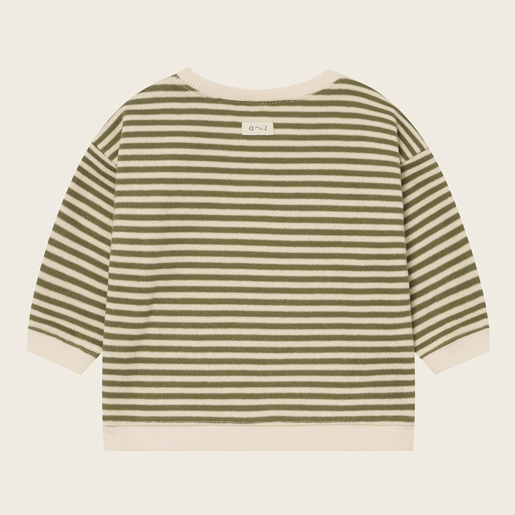 【organic zoo】Fern Stripes Sweatshirt スウェット 6-12M,1-2Y,2-3Y,3-4Y  | Coucoubebe/ククベベ