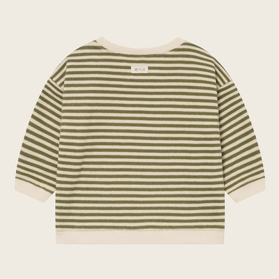 【organic zoo】Fern Stripes Sweatshirt スウェット 6-12M,1-2Y,2-3Y,3-4Y（Sub Image-2） | Coucoubebe/ククベベ