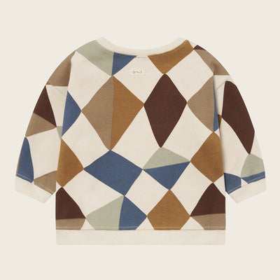 【organic zoo】Kite Patchwork Sweatshirt Undyed スウェット 6-12M,1-2Y,2-3Y,3-4Y,4-5Y（Sub Image-2） | Coucoubebe/ククベベ