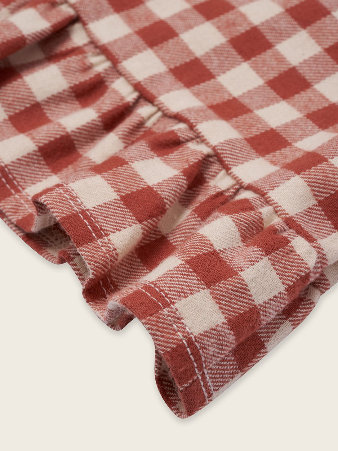 【organic zoo】Paprika Gingham Frill Culottes パンツ 1-2Y,2-3Y,3-4Y  | Coucoubebe/ククベベ