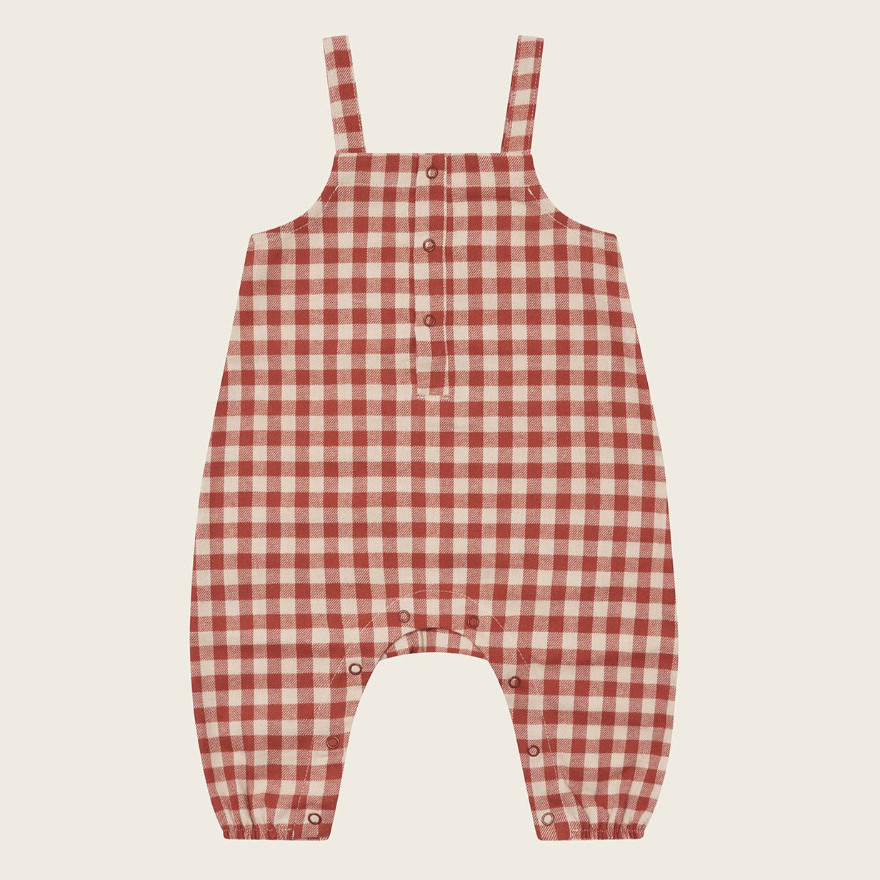 【organic zoo】Paprika Gingham Salopette サロペット 3-6M,6-12M  | Coucoubebe/ククベベ