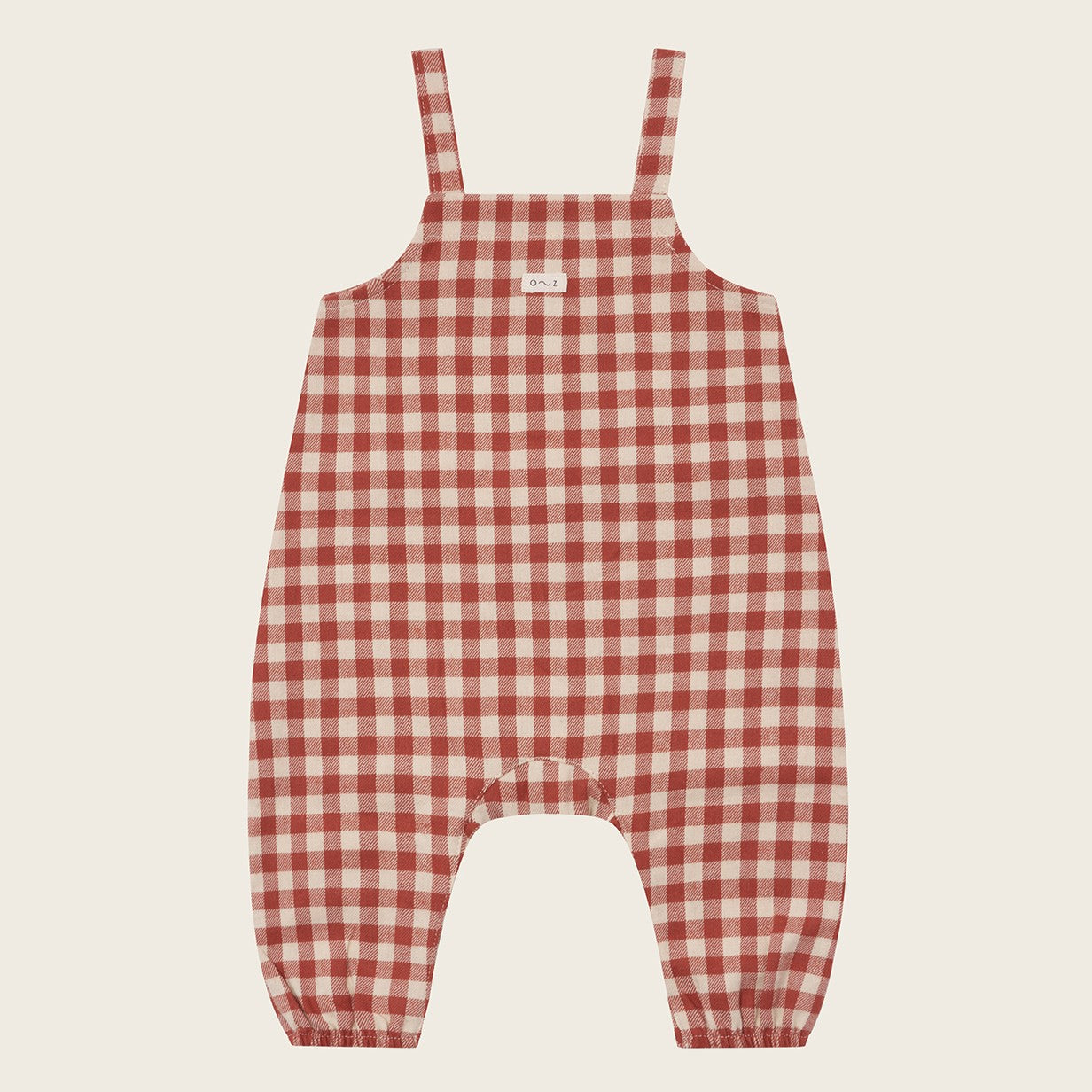 【organic zoo】Paprika Gingham Salopette サロペット 3-6M,6-12M  | Coucoubebe/ククベベ