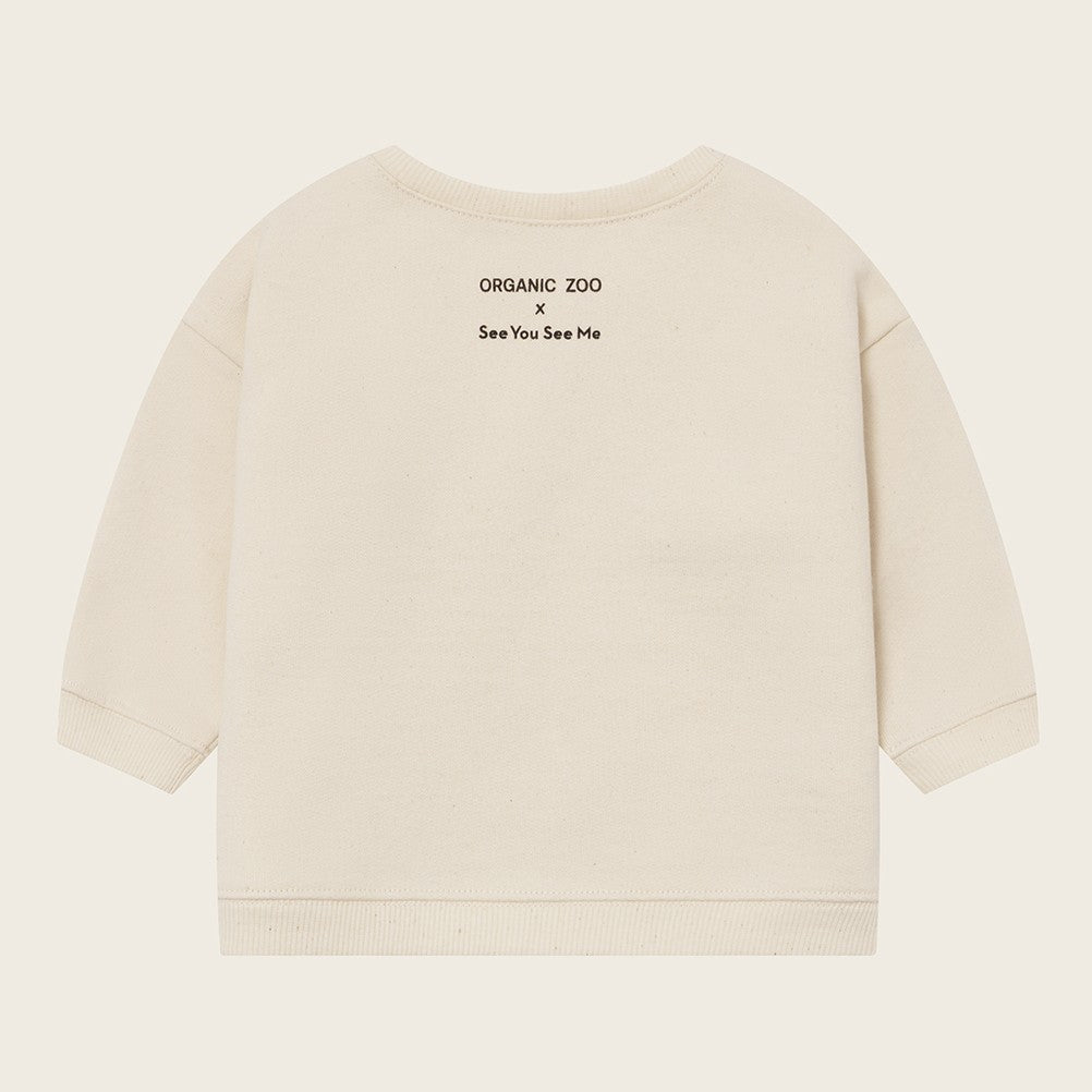【organic zoo】Rooftop Gathering Sweatshirt Undyed スウェット 6-12M,1-2Y,2-3Y,3-4Y,4-5Y  | Coucoubebe/ククベベ