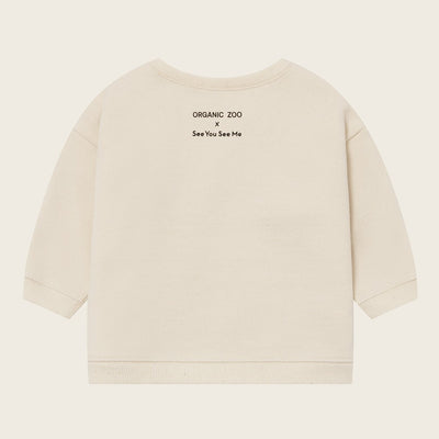 【organic zoo】Rooftop Gathering Sweatshirt Undyed スウェット 6-12M,1-2Y,2-3Y,3-4Y,4-5Y（Sub Image-2） | Coucoubebe/ククベベ
