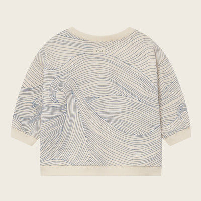 【organic zoo】Seascape Sweatshirt  Undyed スウェット 6-12M,1-2Y,2-3Y,3-4Y,4-5Y（Sub Image-2） | Coucoubebe/ククベベ