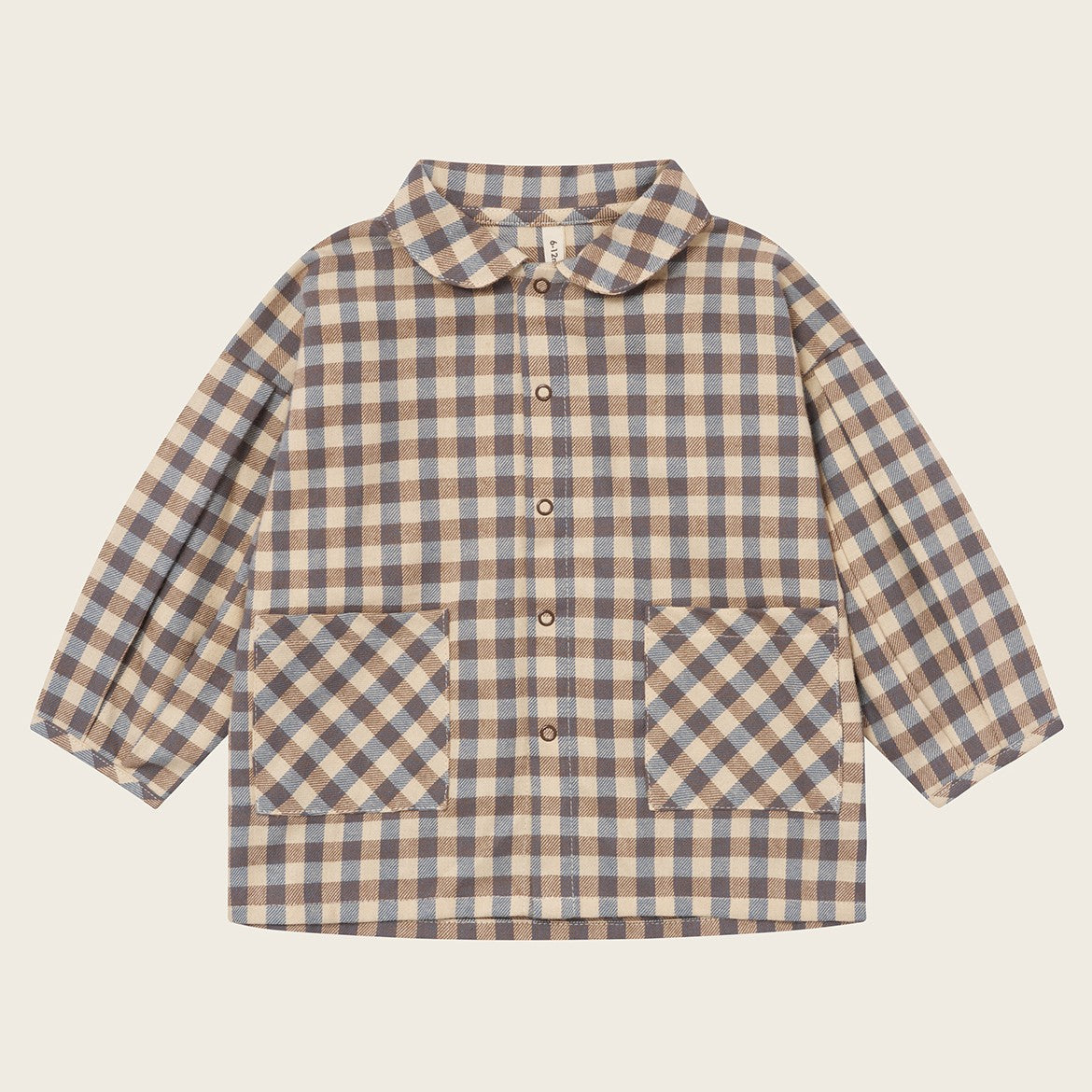 【organic zoo】Shoreline Gingham Lodge Shirt シャツ 6-12M,1-2Y,2-3Y,3-4Y,4-5Y  | Coucoubebe/ククベベ