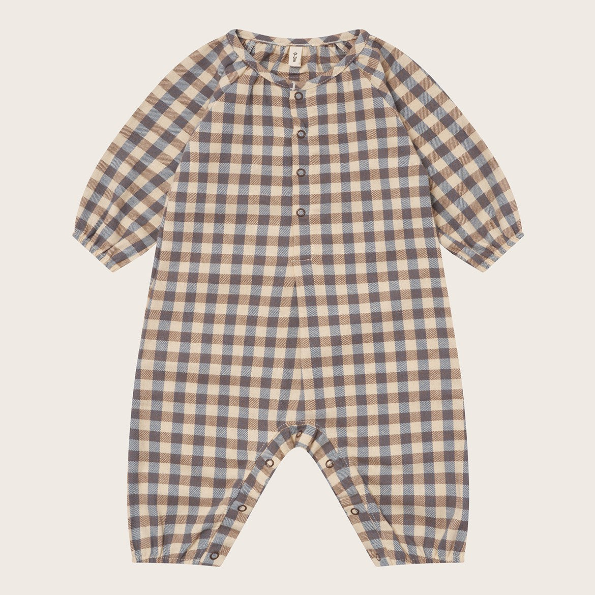【organic zoo】Shoreline Gingham Onesie ロンパース 0-3M,3-6M,6-12M  | Coucoubebe/ククベベ
