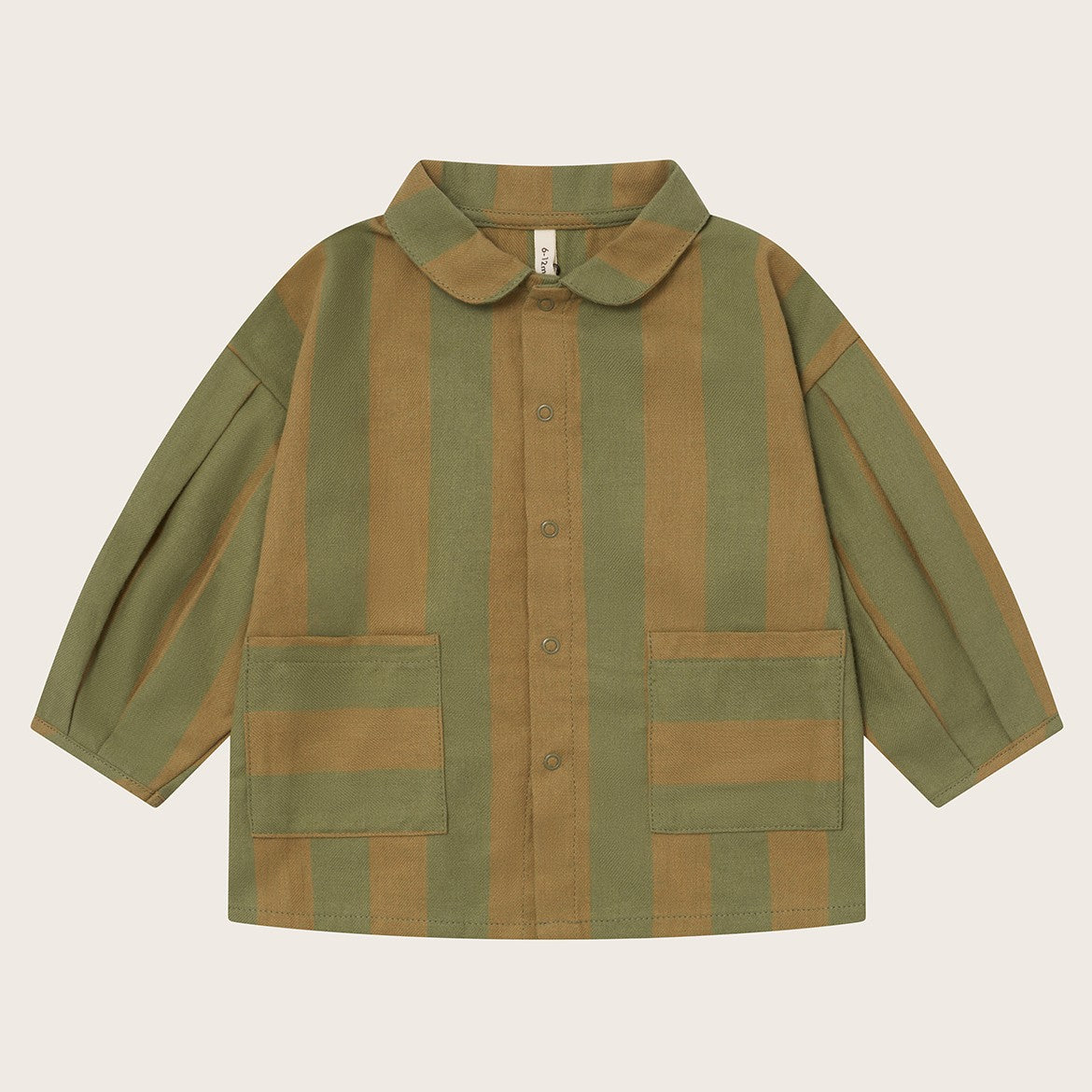 【organic zoo】Woodland Stripes Lodge Shirt シャツ 6-12M,1-2Y,2-3Y,3-4Y,4-5Y  | Coucoubebe/ククベベ