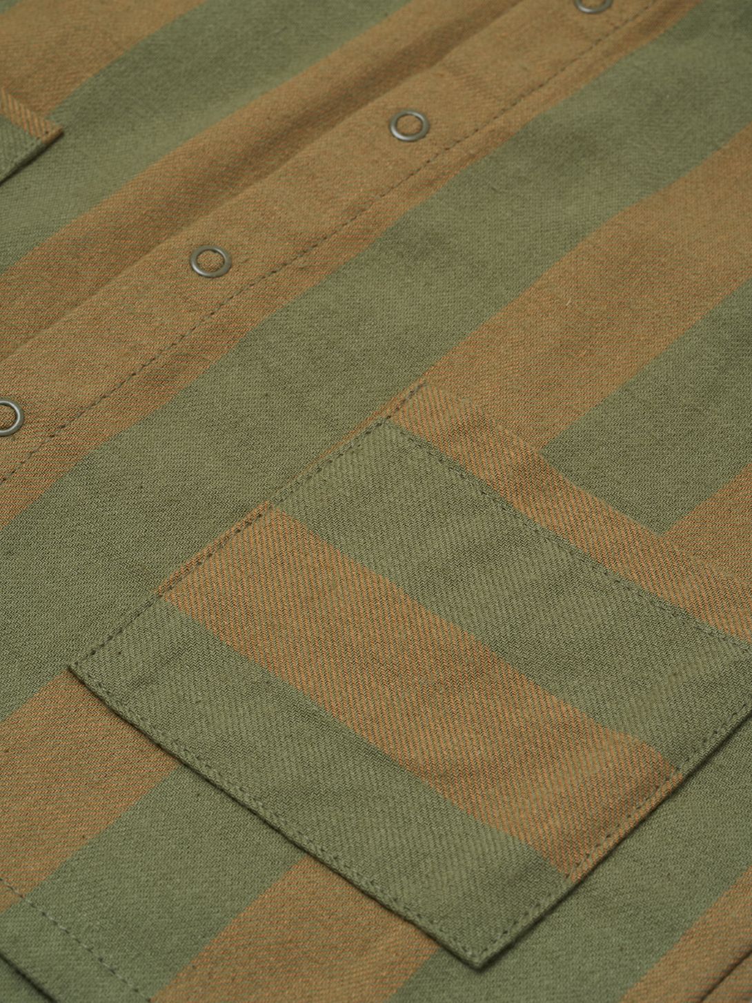 【organic zoo】Woodland Stripes Lodge Shirt シャツ 6-12M,1-2Y,2-3Y,3-4Y,4-5Y  | Coucoubebe/ククベベ