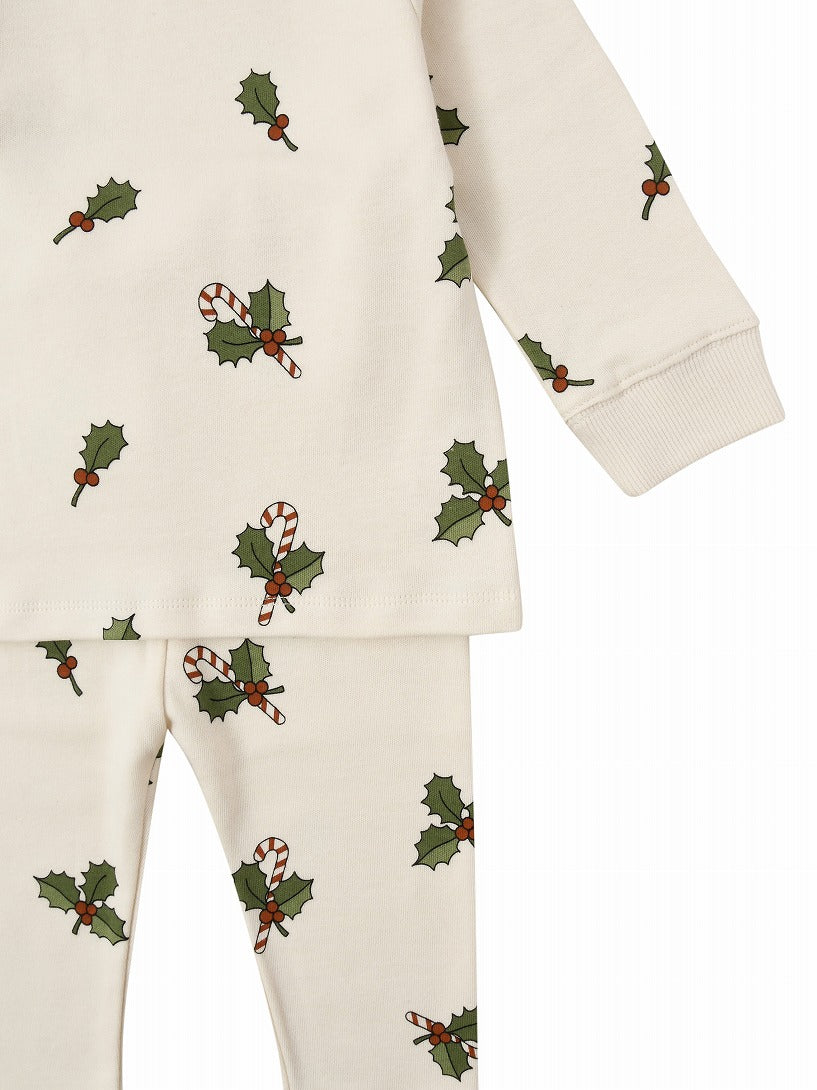 【organic zoo】Christmas Holly Pyjamas パジャマ 1-2Y,2-3Y,3-4Y,4-5Y  | Coucoubebe/ククベベ