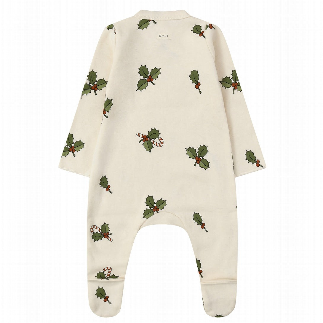 【organic zoo】Christmas Holly Suit ロンパース 0-3M,3-6M,6-12M  | Coucoubebe/ククベベ