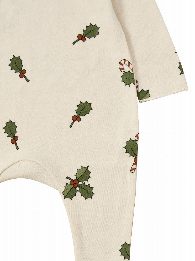 【organic zoo】Christmas Holly Suit ロンパース 0-3M,3-6M,6-12M  | Coucoubebe/ククベベ