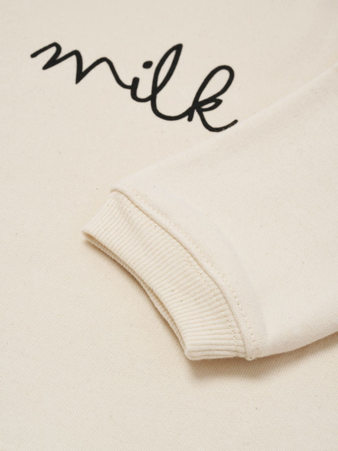 【organic zoo】Milk Sweatshirt Undyed スウェット 3-6M,6-12M,1-2Y,2-3Y,3-4Y  | Coucoubebe/ククベベ