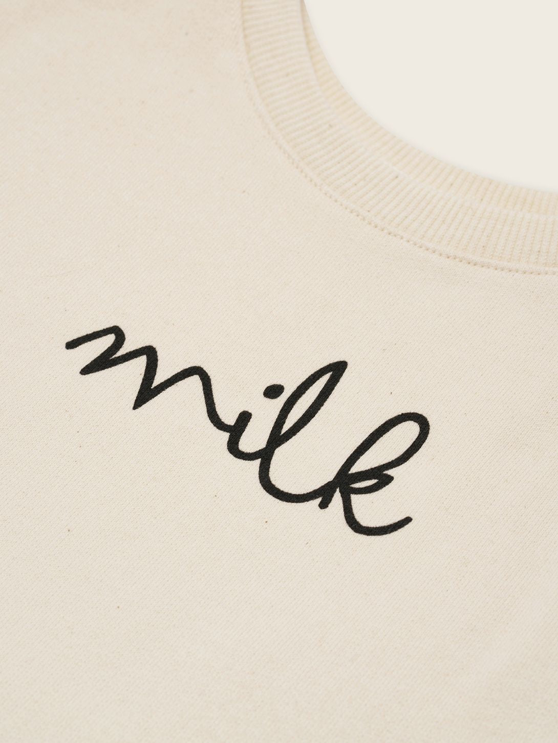 【organic zoo】Milk Sweatshirt Undyed スウェット 3-6M,6-12M,1-2Y,2-3Y,3-4Y  | Coucoubebe/ククベベ