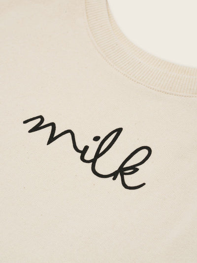 【organic zoo】Milk Sweatshirt Undyed スウェット 3-6M,6-12M,1-2Y,2-3Y,3-4Y（Sub Image-5） | Coucoubebe/ククベベ