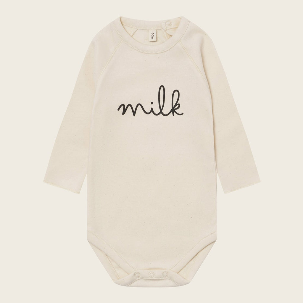 organic zoo】Undyed Milk Bodysuit ロンパース NB,0-3M,3-6M,6