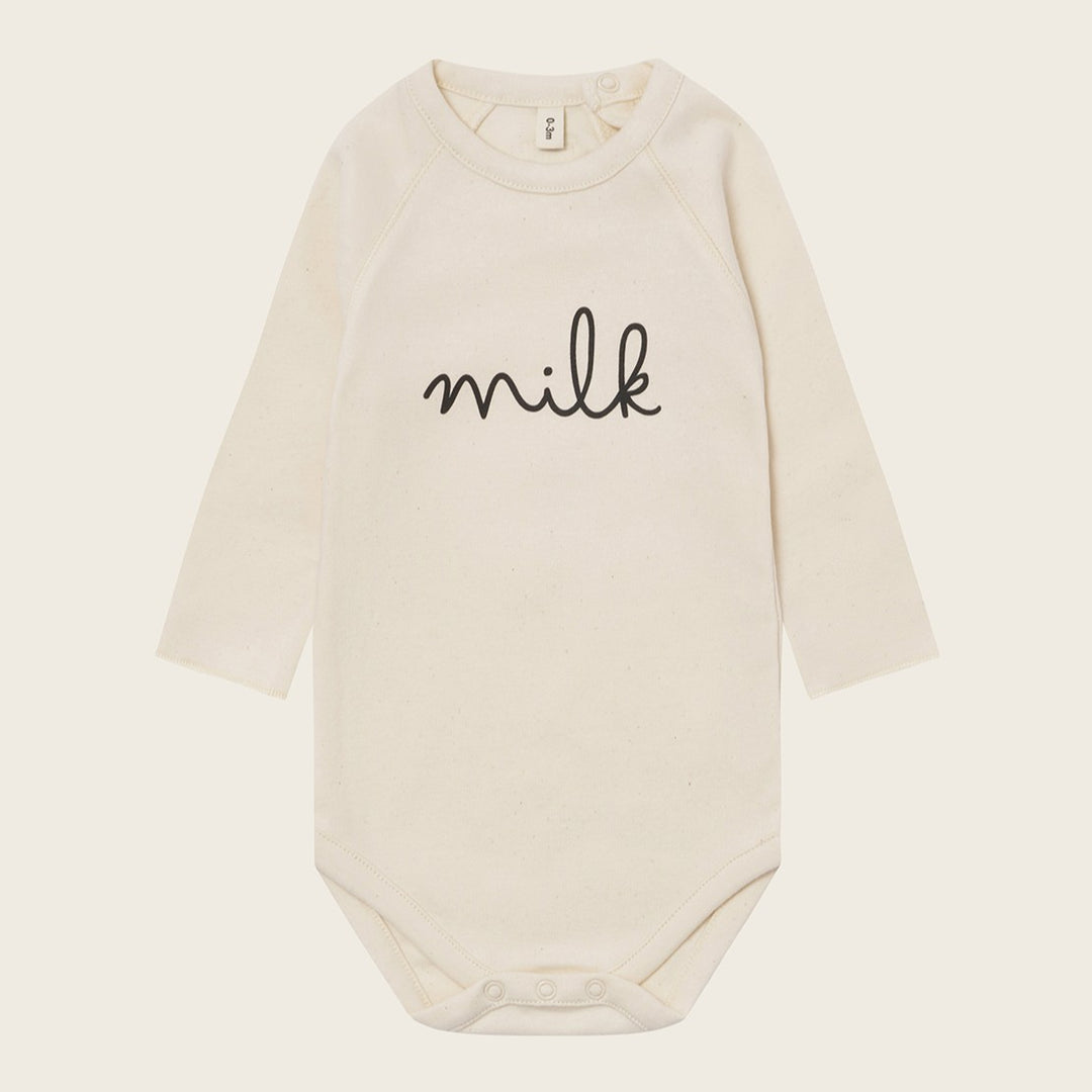 organic zoo】Undyed Milk Bodysuit ロンパース NB,0-3M,3-6M,6