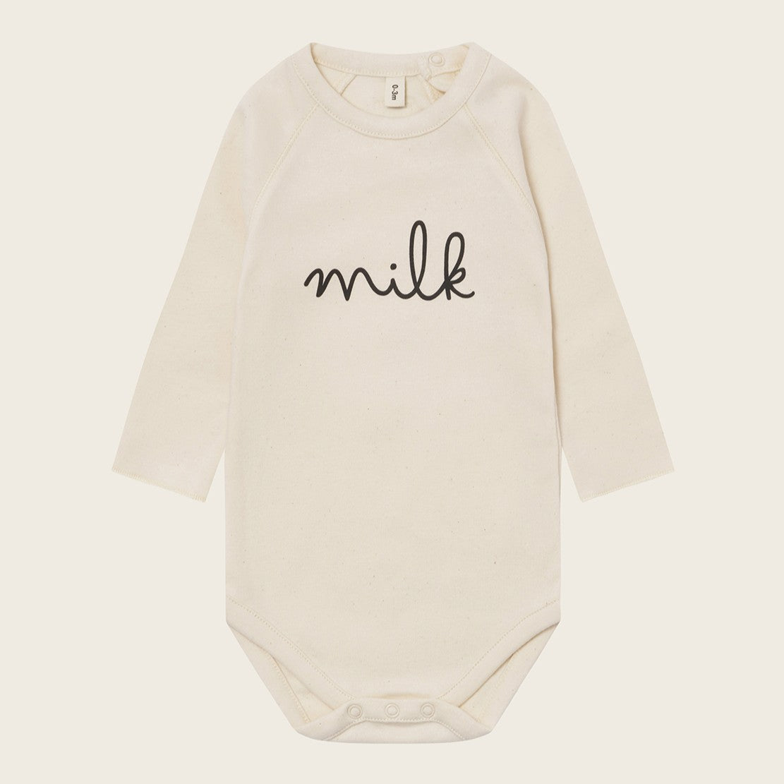 【organic zoo】Undyed Milk Bodysuit ロンパース NB,0-3M,3-6M,6-12M  | Coucoubebe/ククベベ