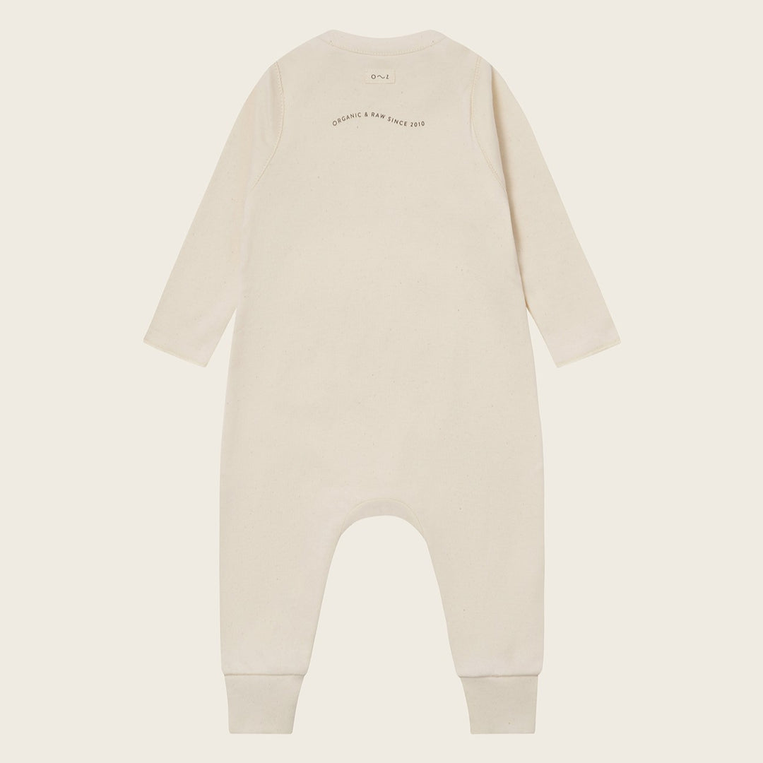 organic zoo】Undyed Milk Playsuit ロンパース 6-12M