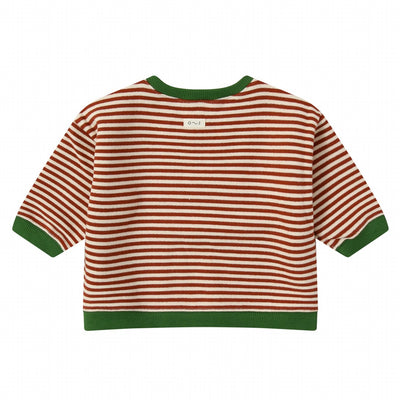 【organic zoo】Christmas Stripes Sweatshirt スウェット 6-12M,1-2Y,2-3Y,3-4Y（Sub Image-2） | Coucoubebe/ククベベ