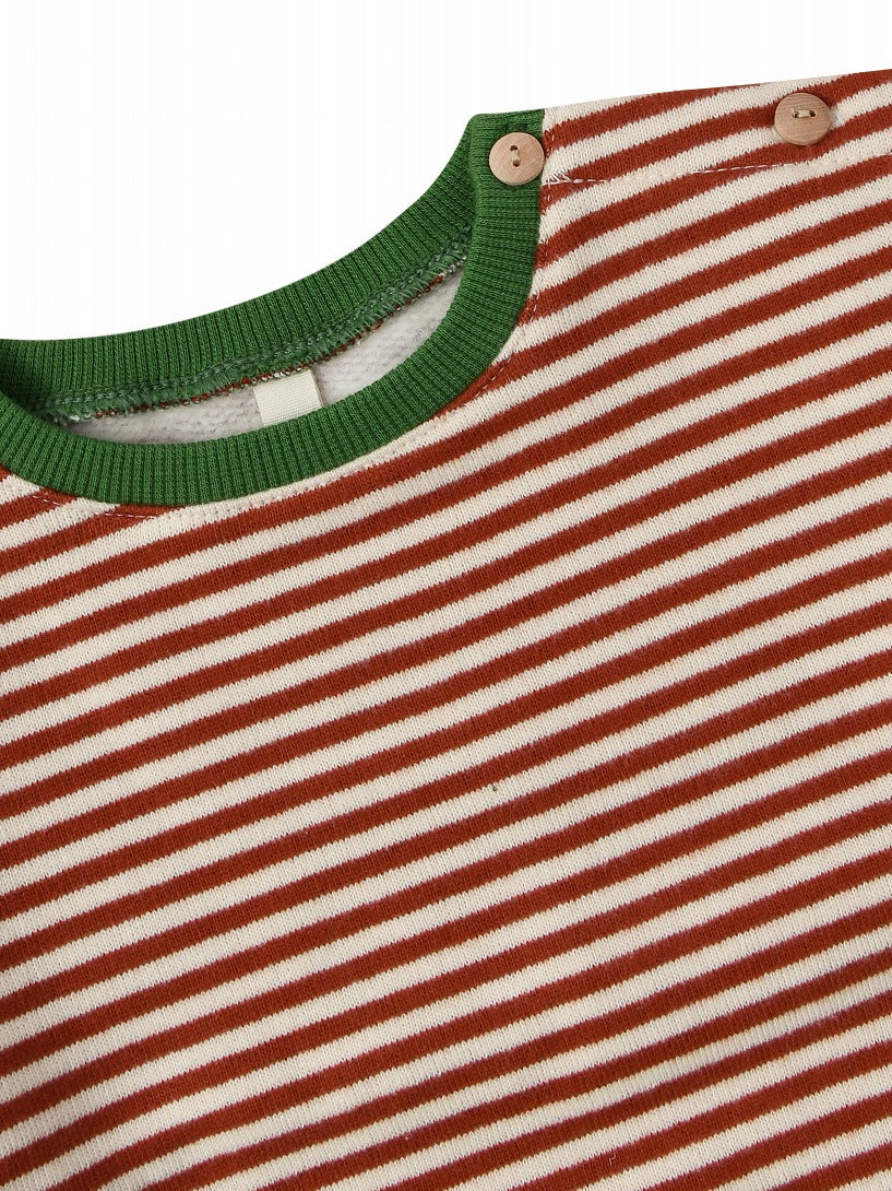 【organic zoo】Christmas Stripes Sweatshirt スウェット 6-12M,1-2Y,2-3Y,3-4Y  | Coucoubebe/ククベベ