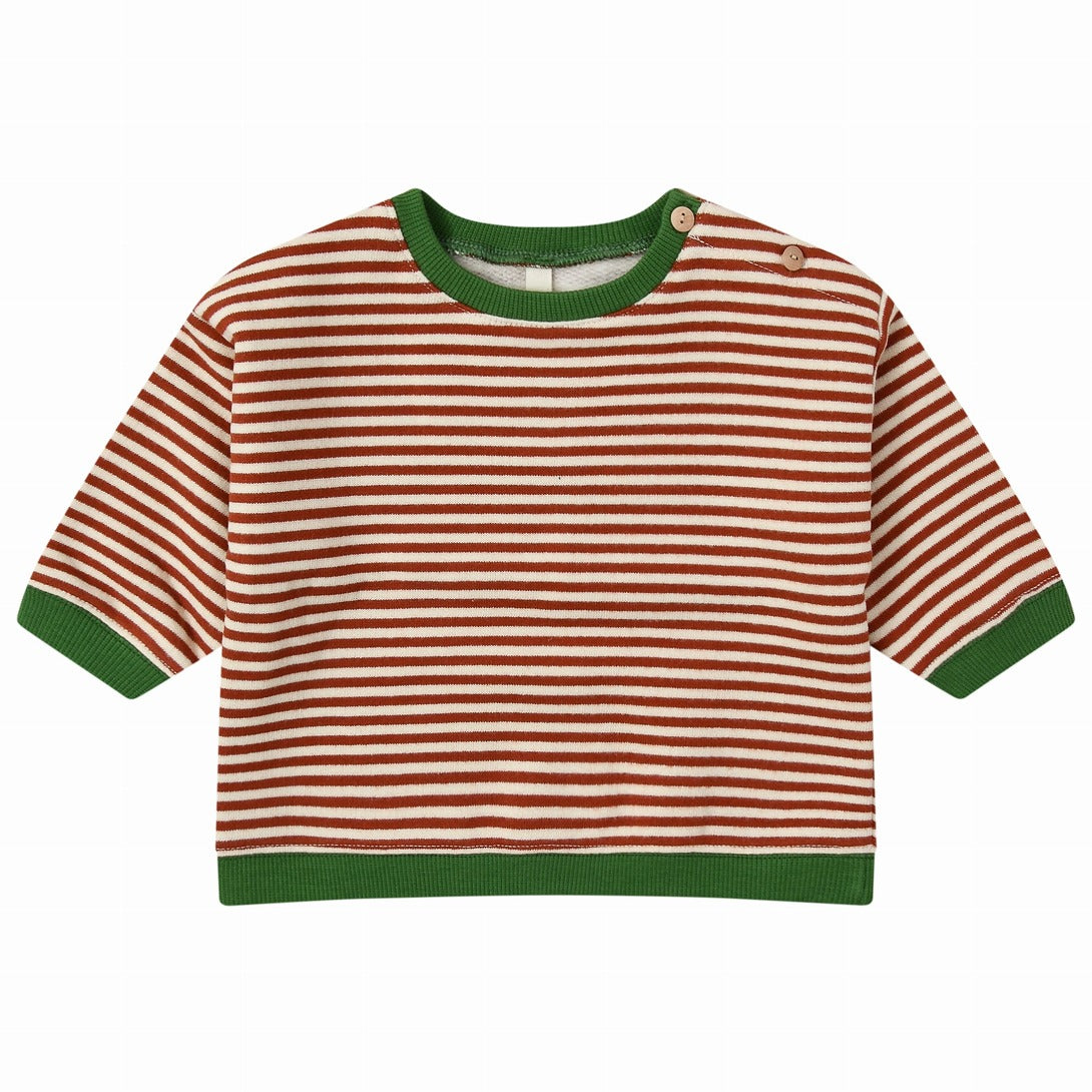 【organic zoo】Christmas Stripes Sweatshirt スウェット 6-12M,1-2Y,2-3Y,3-4Y  | Coucoubebe/ククベベ