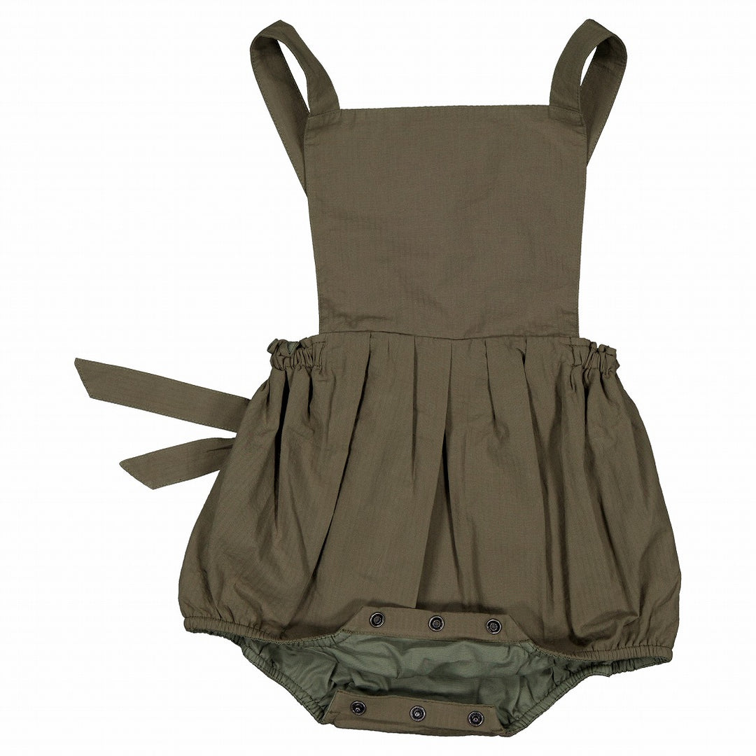 Maison Marelle】Romper MARAIS green seersucker ロンパース