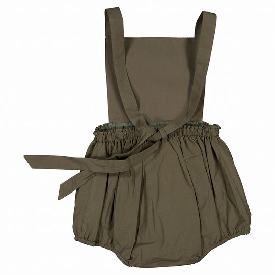 Maison Marelle】Romper MARAIS green seersucker ロンパース 12m,18m