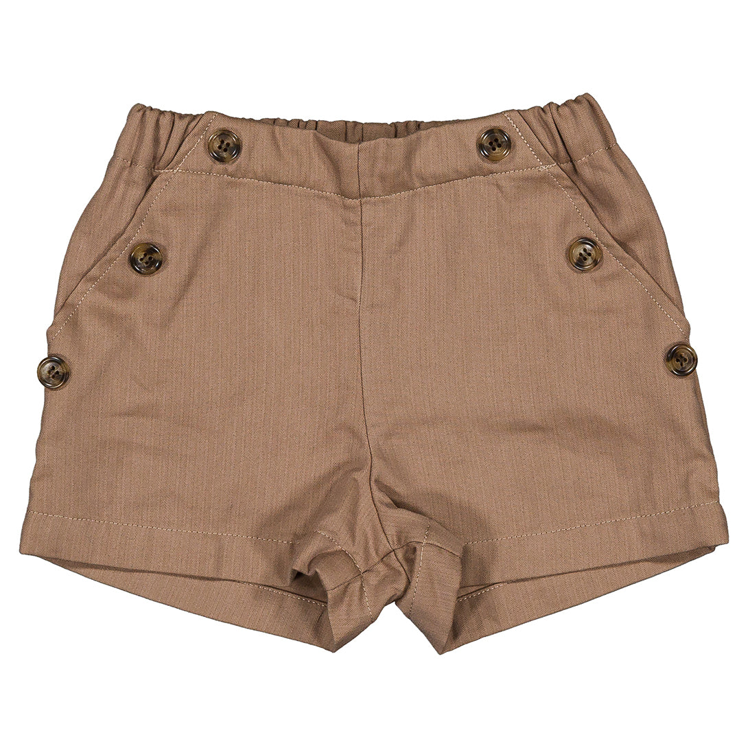 【Maison Marelle】Short SUFFREN brown ショーツ 18m,24m,3y  | Coucoubebe/ククベベ