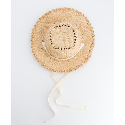 【Maison Marelle】MACY cream ribbon 帽子 6-12m,4-5y（Sub Image-2） | Coucoubebe/ククベベ