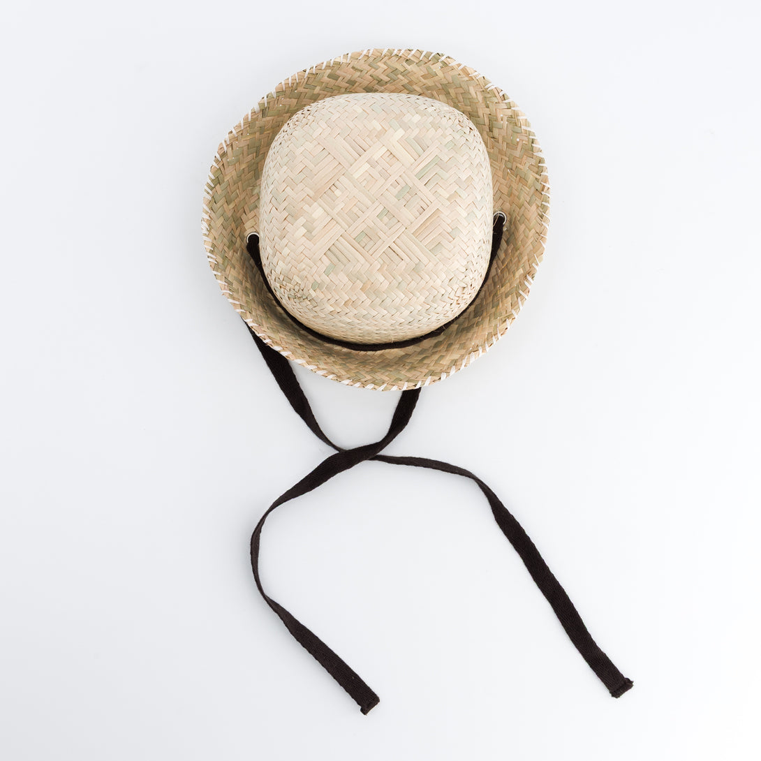 【Maison Marelle】MOSNY ball hat brown ribbon 帽子 6-12m,4-5y,6-8y  | Coucoubebe/ククベベ