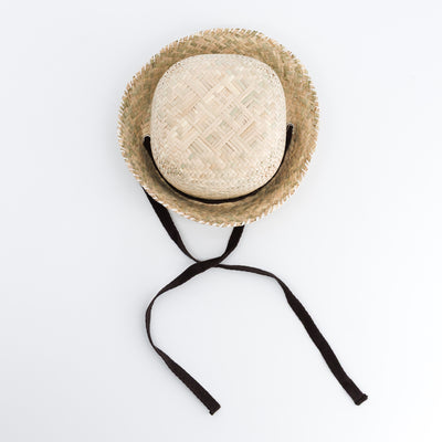 【Maison Marelle】MOSNY ball hat brown ribbon 帽子 6-12m,4-5y,6-8y（Sub Image-2） | Coucoubebe/ククベベ