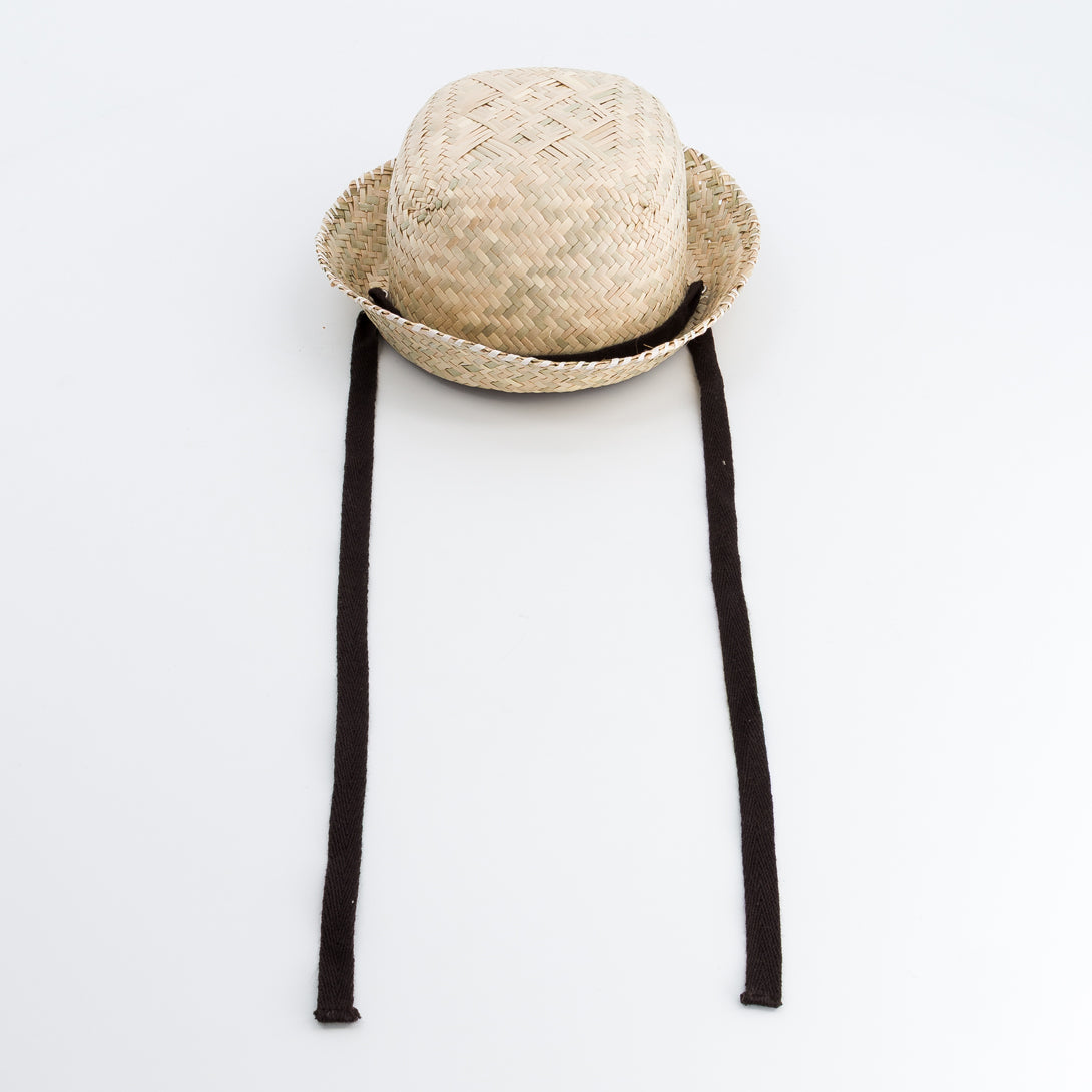 【Maison Marelle】MOSNY ball hat brown ribbon 帽子 6-12m,4-5y,6-8y  | Coucoubebe/ククベベ