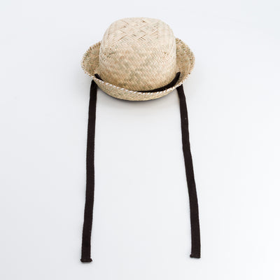 【Maison Marelle】MOSNY ball hat brown ribbon 帽子 6-12m,4-5y,6-8y（Sub Image-4） | Coucoubebe/ククベベ