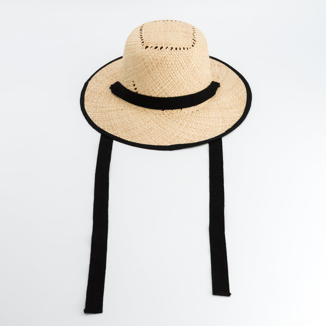【Maison Marelle】GERMAIN blak ribbon 帽子 6-12m,4-5y  | Coucoubebe/ククベベ