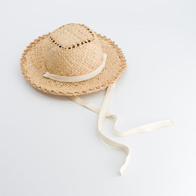 【Maison Marelle】MACY cream ribbon 帽子 6-12m,4-5y（Sub Image-3） | Coucoubebe/ククベベ