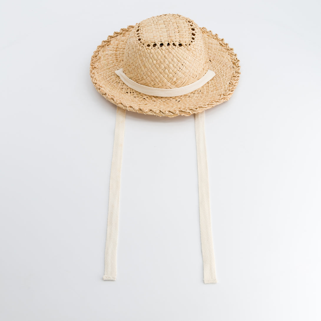 【Maison Marelle】MACY cream ribbon 帽子 6-12m,4-5y  | Coucoubebe/ククベベ