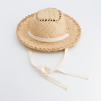 【Maison Marelle】MACY cream ribbon 帽子 6-12m,4-5y（Sub Image-5） | Coucoubebe/ククベベ