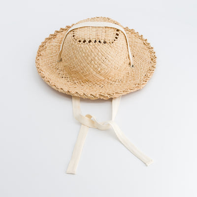 【Maison Marelle】MACY cream ribbon 帽子 6-12m,4-5y（Sub Image-6） | Coucoubebe/ククベベ