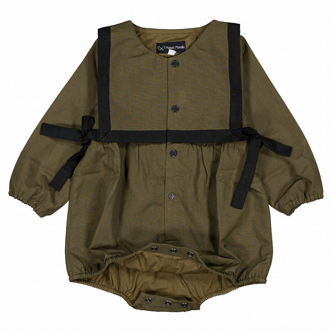 Maison Marelle】Romper ALMA green ロンパース 12m,18m,24m