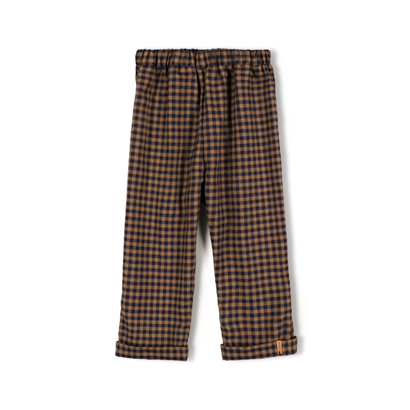 【nixnut】Stic Pants Navy Checkered パンツ 86,92,98,104,110  | Coucoubebe/ククベベ
