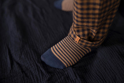 【nixnut】Stic Pants Navy Checkered パンツ 86,92,98,104,110（Sub Image-3） | Coucoubebe/ククベベ