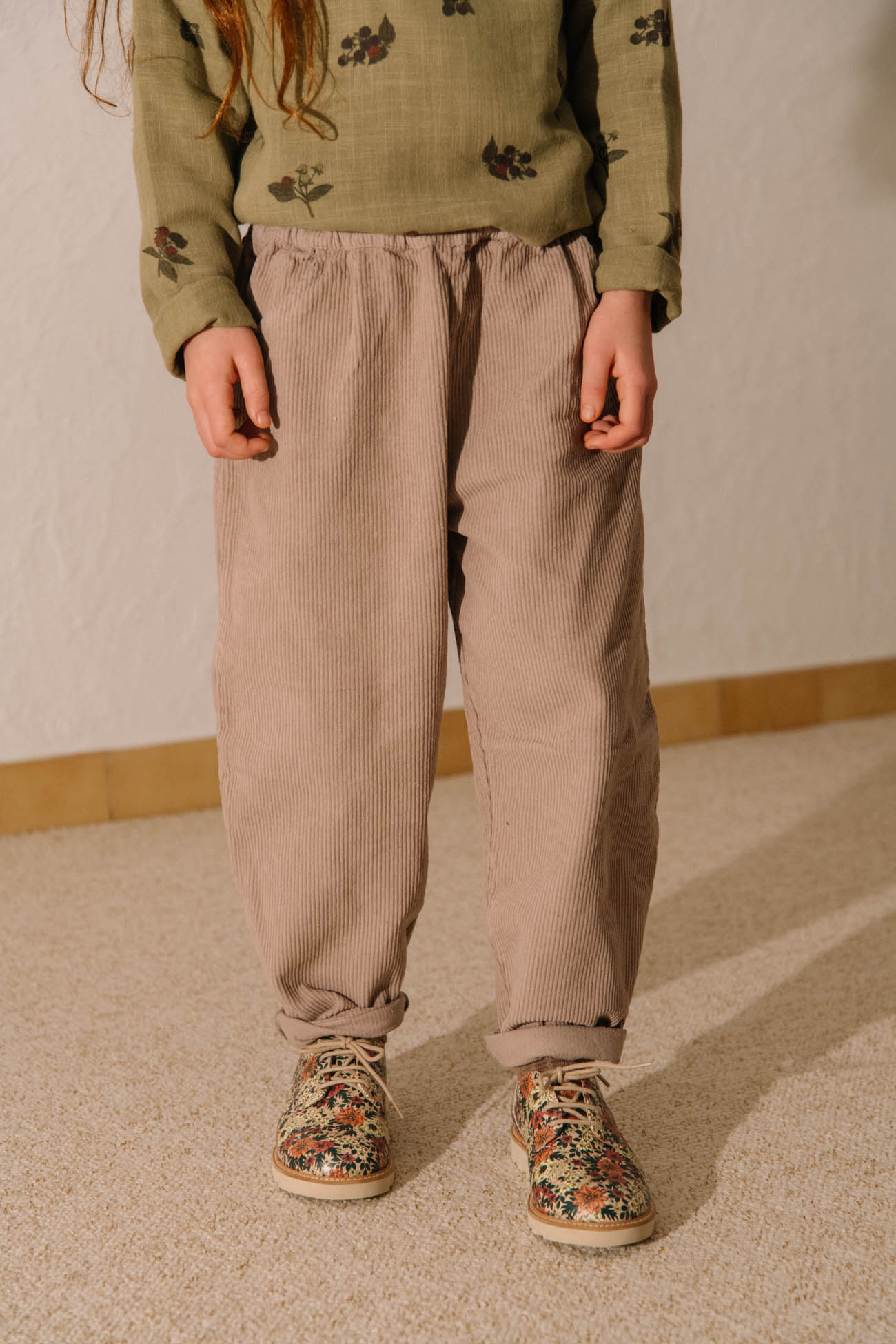 【STUDIO BOHEME】【9月上旬発送】CARROT PANTS LIGHT MAUVE パンツ 12m,18m,24m,36m,4y  | Coucoubebe/ククベベ