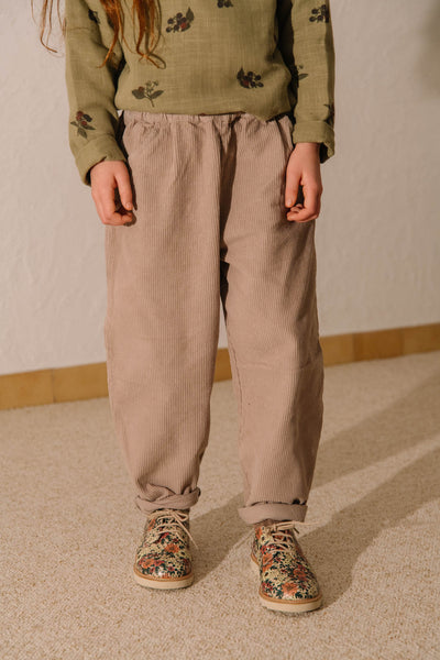 【STUDIO BOHEME】【9月上旬発送】CARROT PANTS LIGHT MAUVE パンツ 12m,18m,24m,36m,4y（Sub Image-10） | Coucoubebe/ククベベ